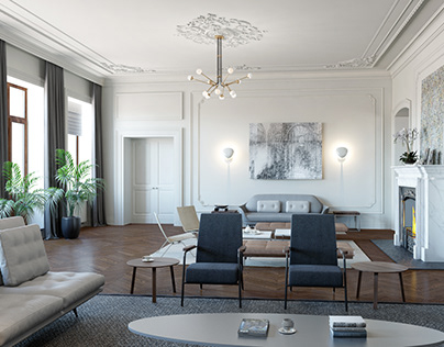 Scandinavian inspired living room