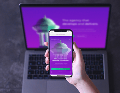 Website design for anonymous.tech