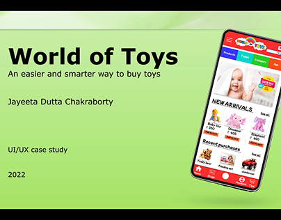 World of Toys - An UI/UX case study of a toy store