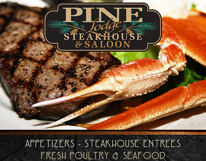 Pine Lodge Steak House Advertisement