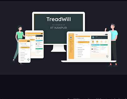 TreadWill, IIT Kanpur | UI & UX Design | CBT