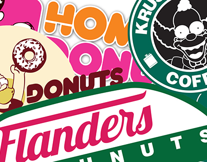 The Simpsons meet coffee & donuts