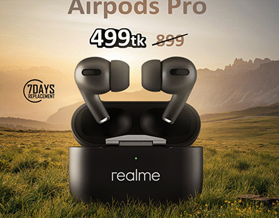 AIRPOD POSTER DESIGN (FREE TEMPLATE)