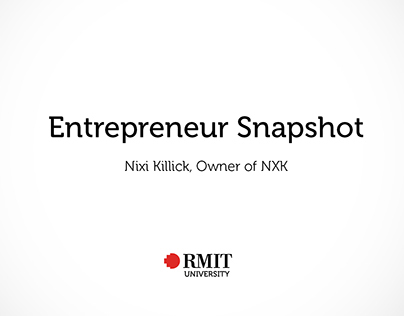 Nixi Killick Interview - RMIT