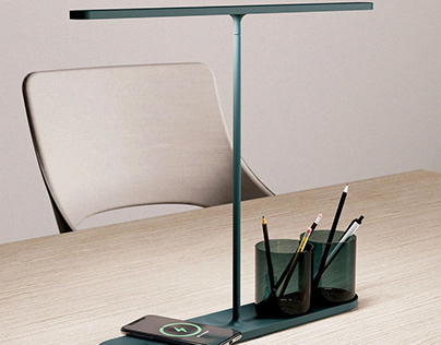 Table lamp MagSafe charging