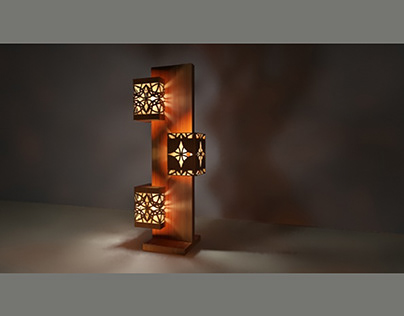 islamic patterned lamp