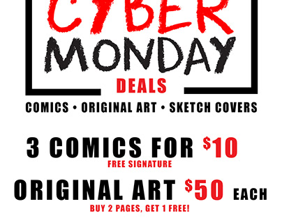 Cyber Monday Deals - Original Art Buy 2 get 1 free!