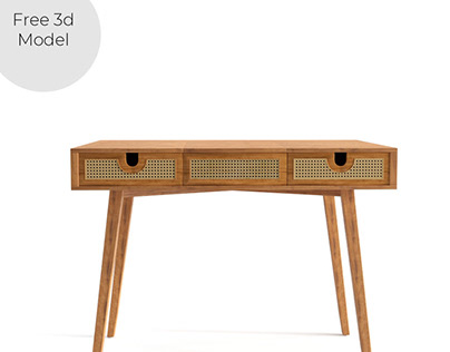 Free 3d Model, Vanity by Urban Outfitters