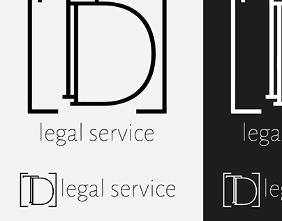 TD legal service logo design