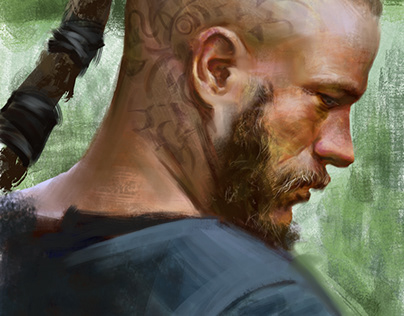 Digital portrait of Ragnar