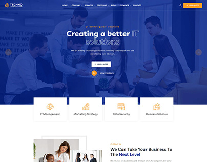 Techno - IT Solutions & Technology HTML Template