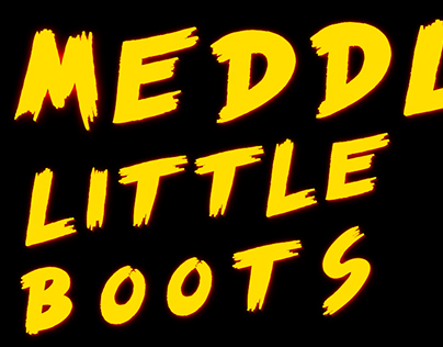 Little Boots Meddle Kinetic text