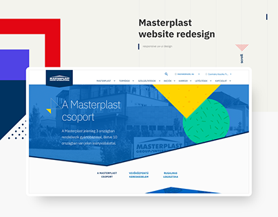 Masterplast website redesign