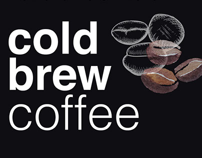 Packaging prototypes for Cold Brew Coffee