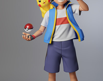Pokemon Journeys: Ash Ketchum and Pikachu