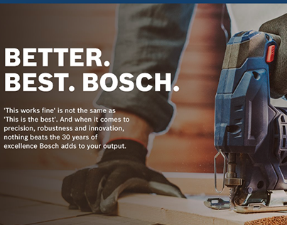 Bosch Builds Better - Banners