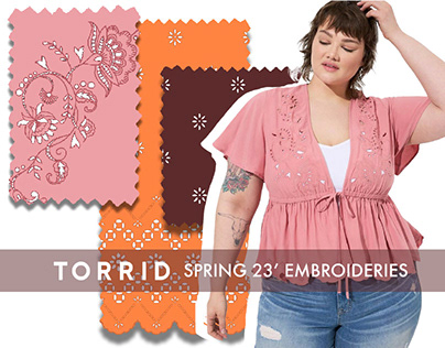 Torrid Spring 23' Embroideries