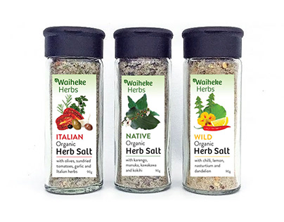 Waiheke Herb Salt redesign