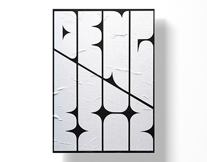 Conceptual Typography Poster "Dengesiz"