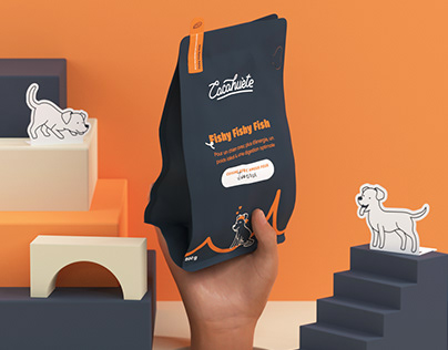 CACAHUÈTE - Dog Food Branding & Packaging