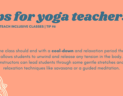 Tips For Yoga Teachers #6