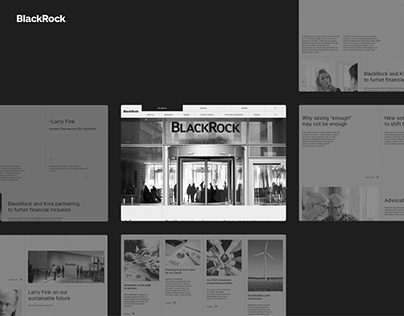 BlackRock — corporate website redesign