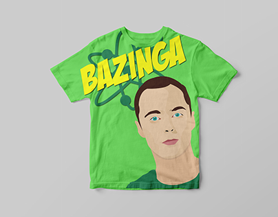 T-shirt Sheldon Cooper for UsAddicted