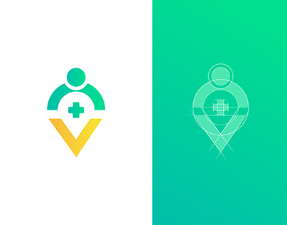 Health Pointer Logo and brand Identity design
