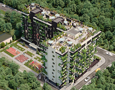 Residential complex, Ukraine PV Architect Package