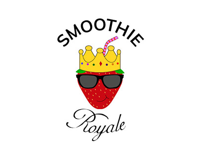 Smoothie Royale logo design