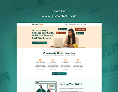 Growth Club Website Design
