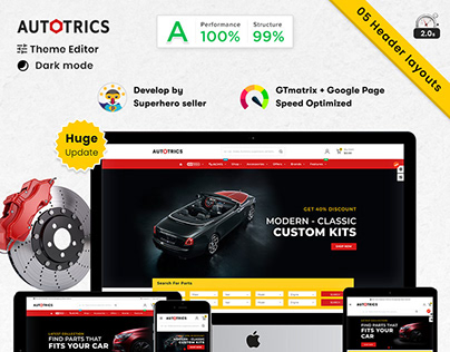 Autotrics - AutoParts Shop Responsive PrestaShop Theme