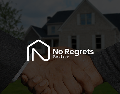 No Regrets Realtor Logo Design