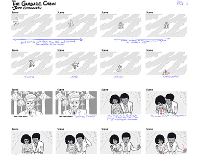 The "Garbage" Cabin Storyboards