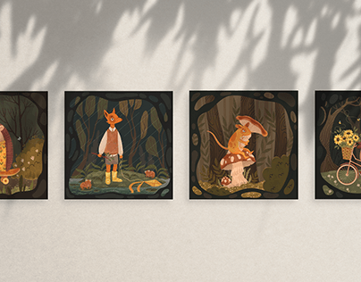Character design project | forest animals design