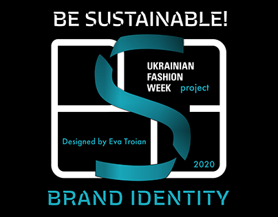 Brand identity for the BE SUSTAINABLE! fashion project