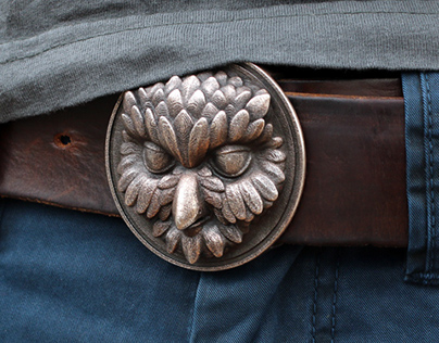"Owliver" Belt Buckle