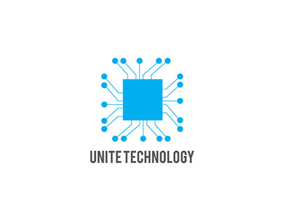 unite technology logo design