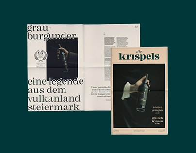 The Krispels | Custom Newspaper for Winery