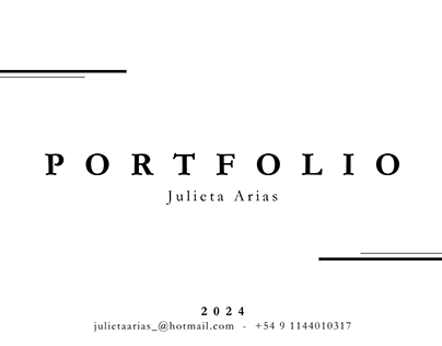 Portfolio Julieta Arias