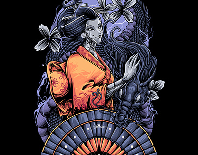 geisha and the dragon