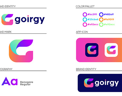 G branding logo and app icon