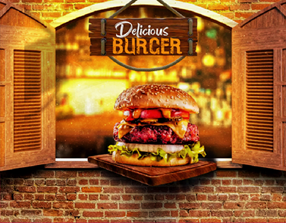 Delicious Burger Design