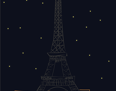 Night in Paris - Smartphone Wallpaper