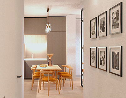 Project thumbnail - Small apartment for young family in Alamty, Orbita