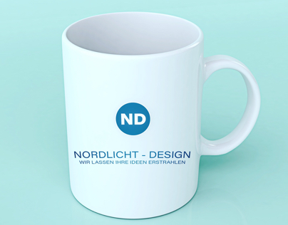 Nordlicht-Design Kaffeetasse