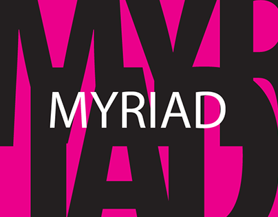 Myriad Type Specimen