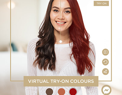 L'OREAL Excellence Fashion Virtual Try-on Campaign