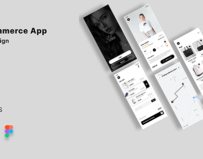 Ecommerce app UI design in figma
