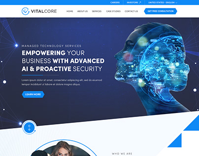 Project thumbnail - Website Design For VITALCORE